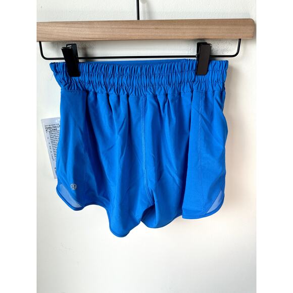 Lululemon Hotty Hot Short LR Short 4" Size 6 Poolside Blue NWT - Picture 6 of 8